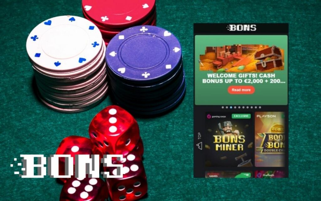 games at Bons casino application